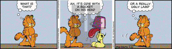 Garfield on Wednesday July 22, 2015 Comic Strip
