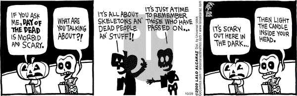 La Cucaracha on Wednesday October 28, 2009 Comic Strip