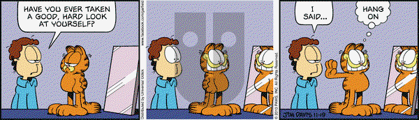 Garfield on Tuesday November 19, 2013 Comic Strip