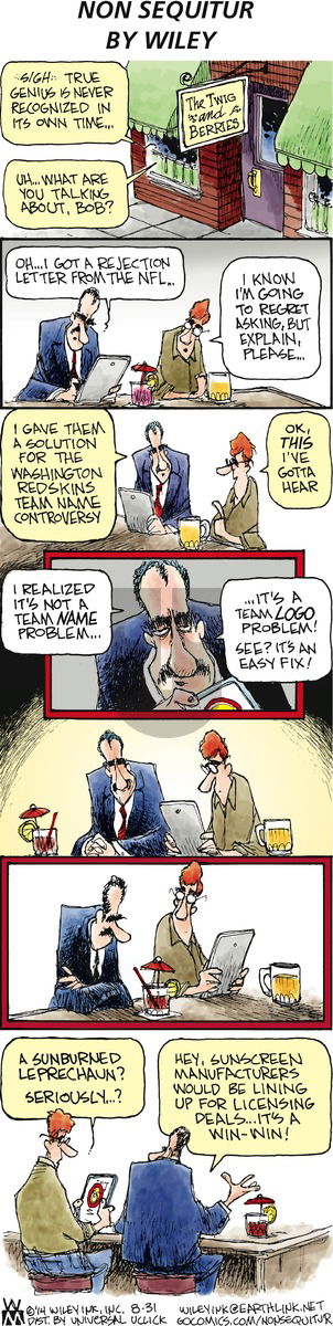 Non Sequitur on Sunday August 31, 2014 Comic Strip