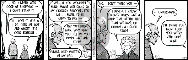 The Boondocks - Wednesday December 1, 1999 Comic Strip