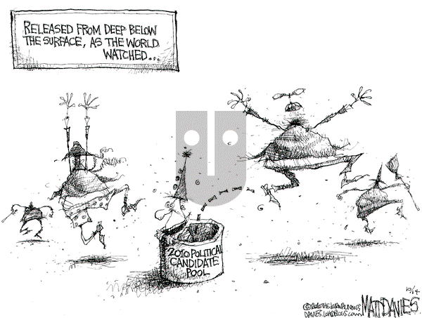 Matt Davies - Wednesday October 13, 2010 Comic Strip