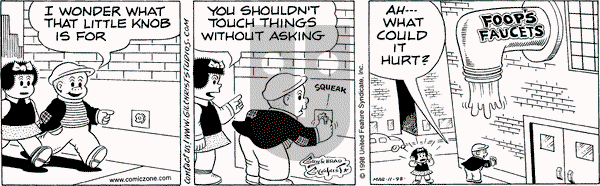 Nancy on Wednesday March 11, 1998 Comic Strip