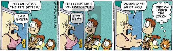 Garfield on Friday December 28, 2007 Comic Strip