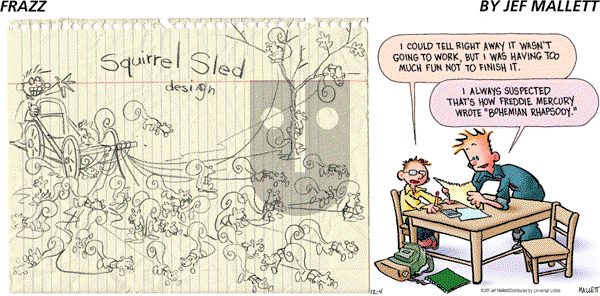 Frazz on Sunday December 4, 2011 Comic Strip