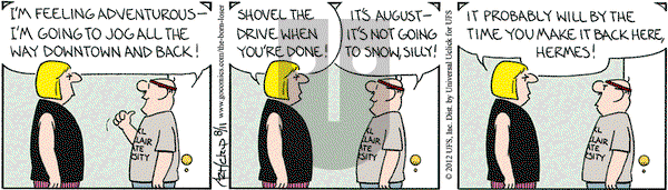 The Born Loser on Saturday August 11, 2012 Comic Strip