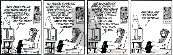 Doonesbury on Tuesday February 19, 1974 Comic Strip