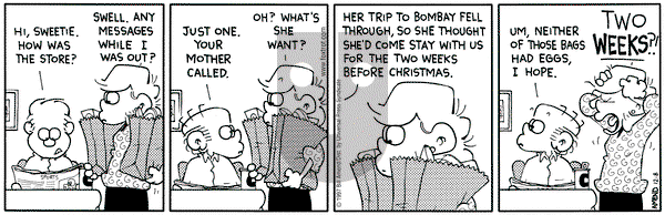 FoxTrot on Monday December 8, 1997 Comic Strip