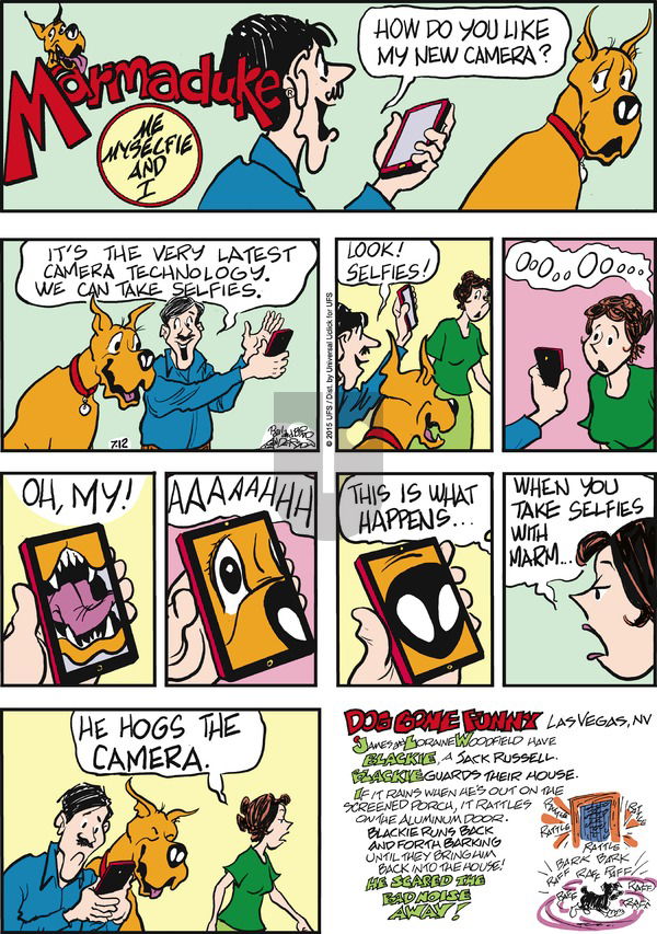 Marmaduke on Sunday July 12, 2015 Comic Strip