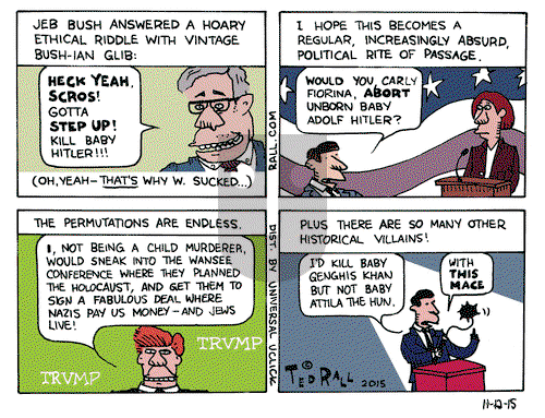 Ted Rall on Thursday November 12, 2015 Comic Strip