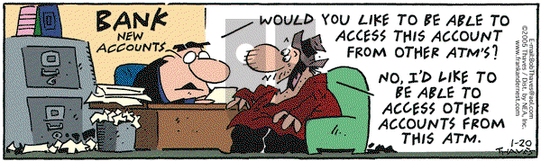 Frank and Ernest on Thursday January 20, 2005 Comic Strip