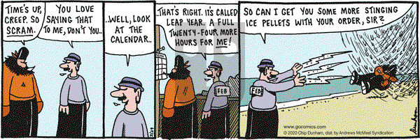 Overboard on Saturday February 29, 2020 Comic Strip