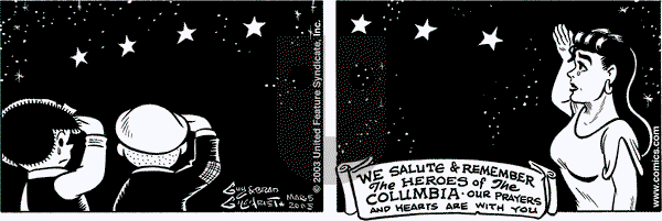 Nancy on Wednesday March 5, 2003 Comic Strip