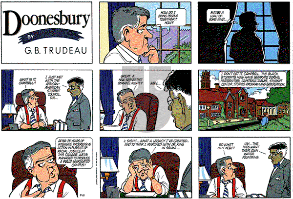 Doonesbury on Sunday September 12, 1993 Comic Strip
