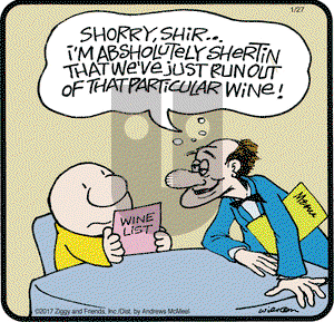 Ziggy on Friday January 27, 2017 Comic Strip
