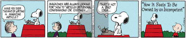 Peanuts on Friday May 16, 2003 Comic Strip