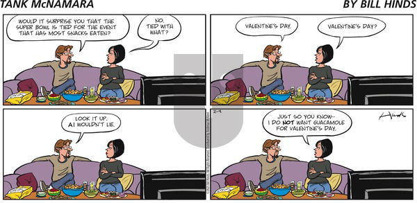 Tank McNamara - Sunday February 9, 2025 Comic Strip