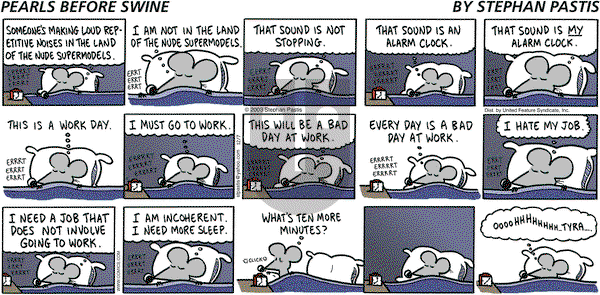Pearls Before Swine on Sunday December 7, 2003 Comic Strip