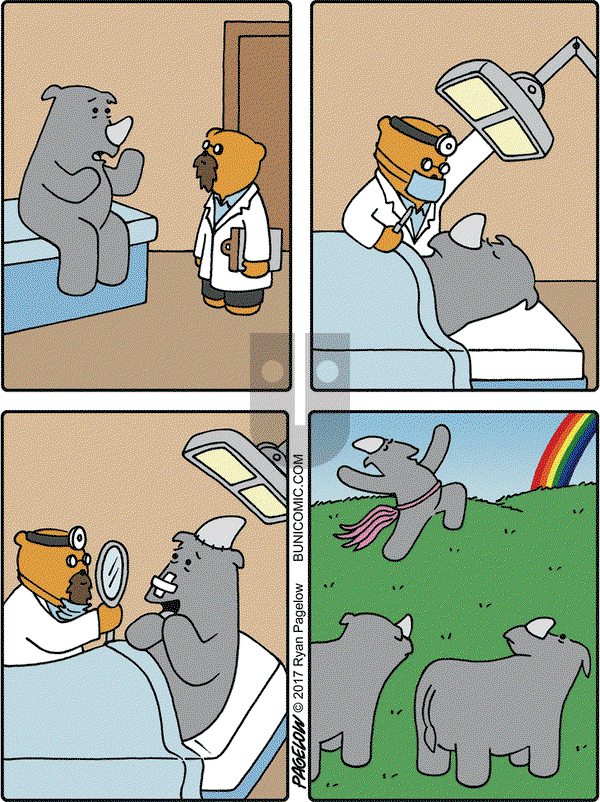 Buni on Monday April 3, 2017 Comic Strip