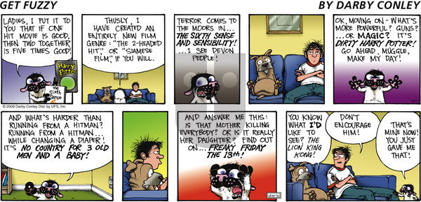 Get Fuzzy on Sunday October 11, 2009 Comic Strip