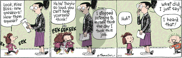 Cul de Sac on Tuesday March 12, 2019 Comic Strip