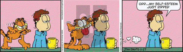 Garfield on Tuesday November 27, 2012 Comic Strip