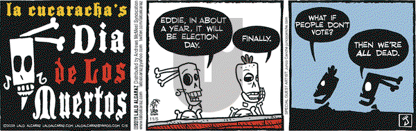 La Cucaracha on Tuesday November 5, 2019 Comic Strip