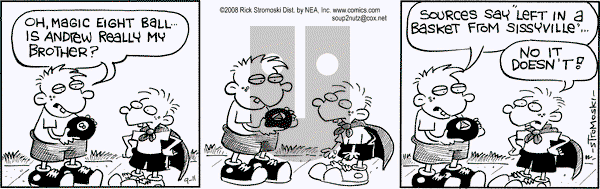 Soup to Nutz - Old on Thursday September 11, 2008 Comic Strip