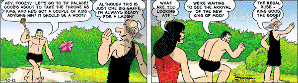 Alley Oop on Tuesday October 12, 2010 Comic Strip