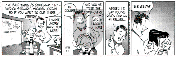 Luann on Friday May 1, 1998 Comic Strip