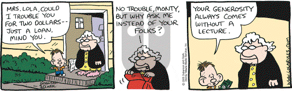 Lola on Saturday January 15, 2005 Comic Strip