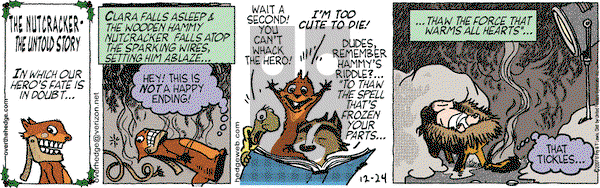 Over the Hedge on Monday December 24, 2007 Comic Strip