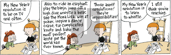 Cul de Sac on Friday January 3, 2014 Comic Strip