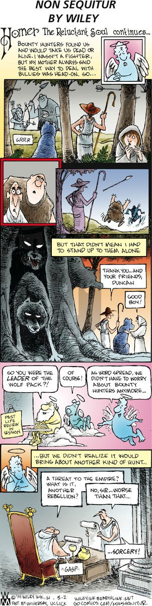 Non Sequitur on Sunday March 2, 2014 Comic Strip