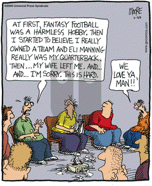 In the Bleachers on Thursday January 29, 2009 Comic Strip