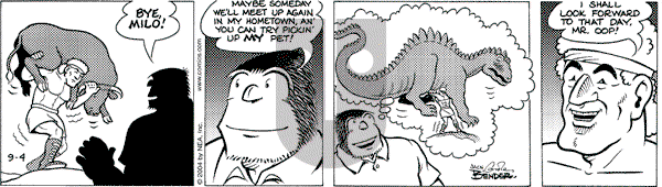 Alley Oop on Saturday September 4, 2004 Comic Strip