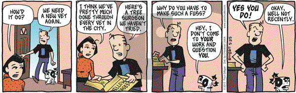 Pooch Cafe on Friday May 25, 2012 Comic Strip