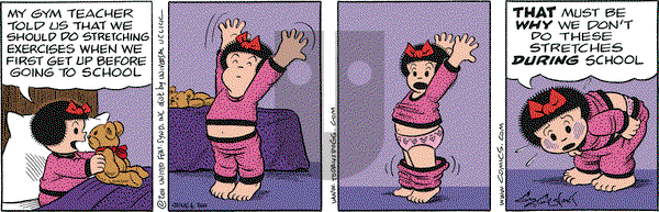 Nancy on Monday June 6, 2011 Comic Strip