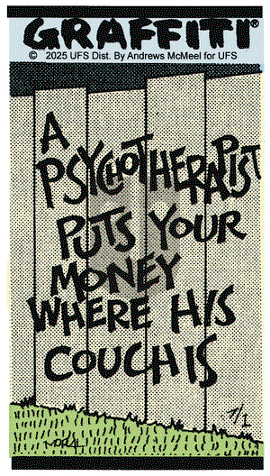 Graffiti on Tuesday July 1, 2025 Comic Strip