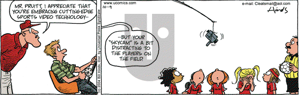Cleats on Saturday October 9, 2004 Comic Strip