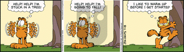 Garfield on Thursday July 18, 2013 Comic Strip