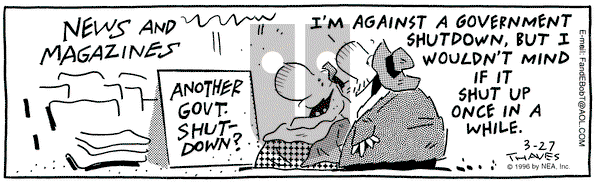 Frank and Ernest on Wednesday March 27, 1996 Comic Strip