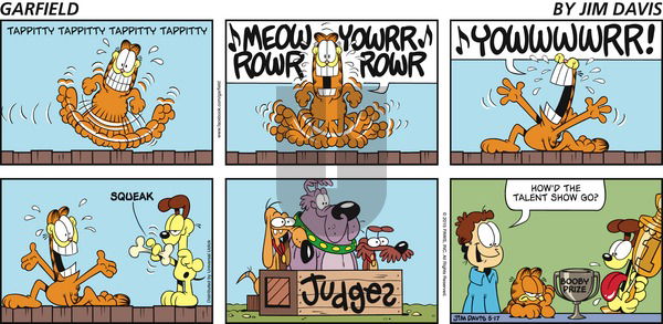 Garfield on Sunday May 17, 2015 Comic Strip