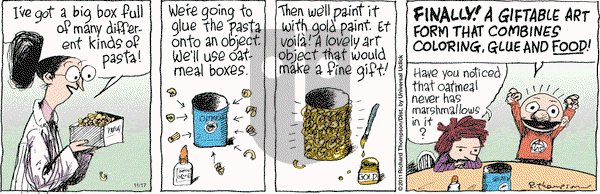 Cul de Sac on Thursday November 17, 2011 Comic Strip