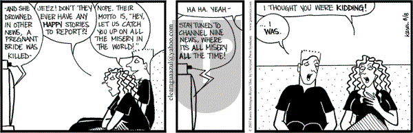 Clear Blue Water on Wednesday August 8, 2007 Comic Strip