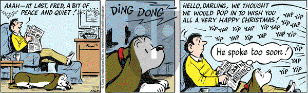 Fred Basset on Wednesday December 19, 2018 Comic Strip