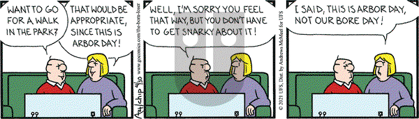 The Born Loser on Friday April 30, 2021 Comic Strip