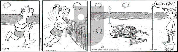 Drabble on Thursday July 27, 2000 Comic Strip