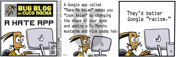 La Cucaracha on Monday January 14, 2013 Comic Strip