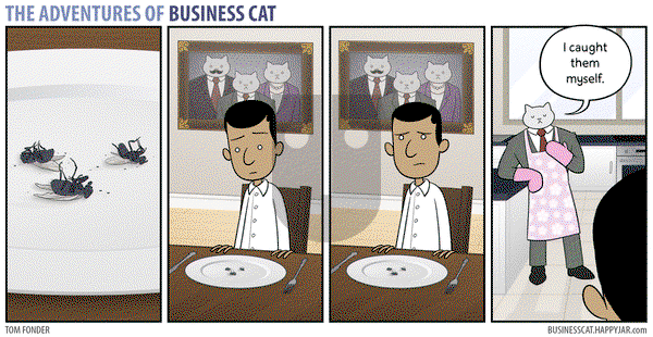 The Adventures of Business Cat - Monday July 27, 2015 Comic Strip